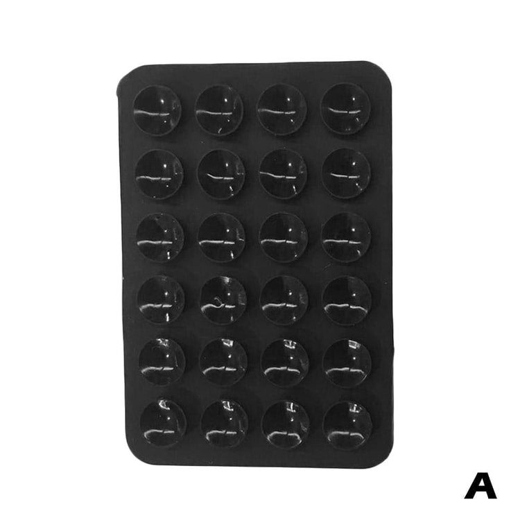 Double-Sided Silicone Suction Pad for Mobile Phones – Reusable Silicone Grip Pad for Smooth Surfaces