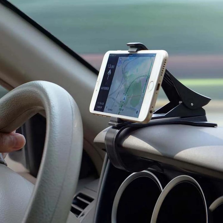 360° Clip-On Car Phone Holder – Universal Adjustable Mobile Mount