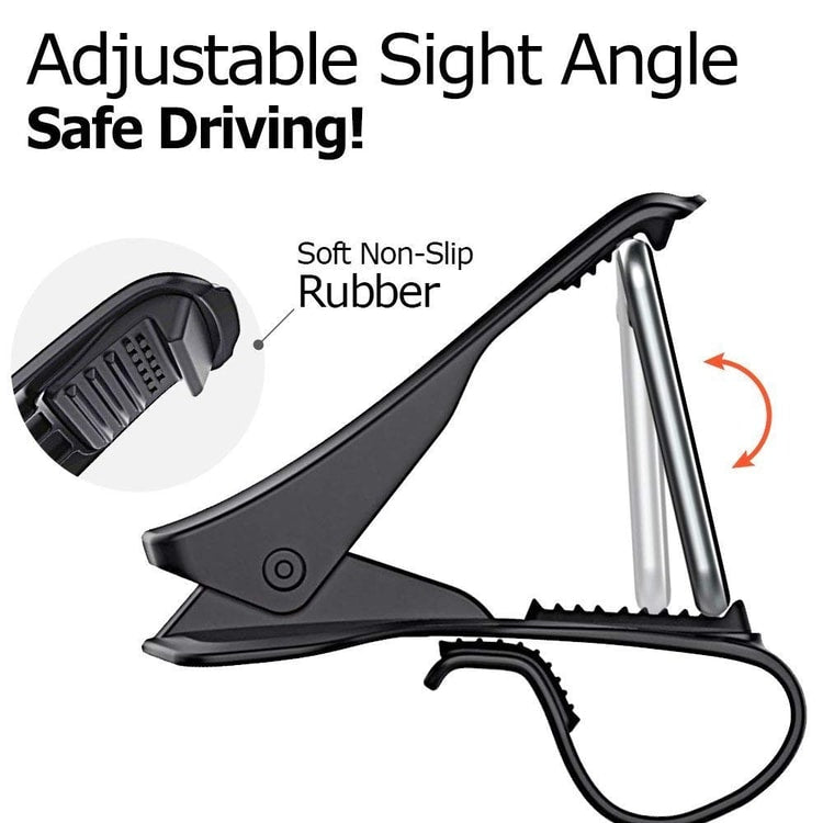 360° Clip-On Car Phone Holder – Universal Adjustable Mobile Mount