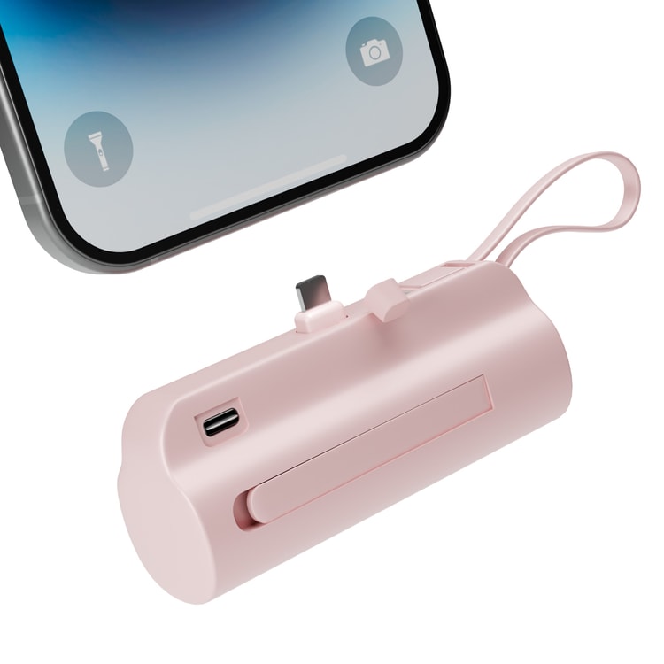 Mini 4500mAh Portable USB-C Power Bank – Compact Rechargeable Battery Pack