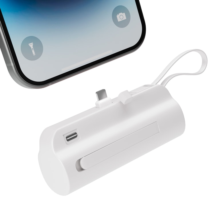 Mini 4500mAh Portable USB-C Power Bank – Compact Rechargeable Battery Pack