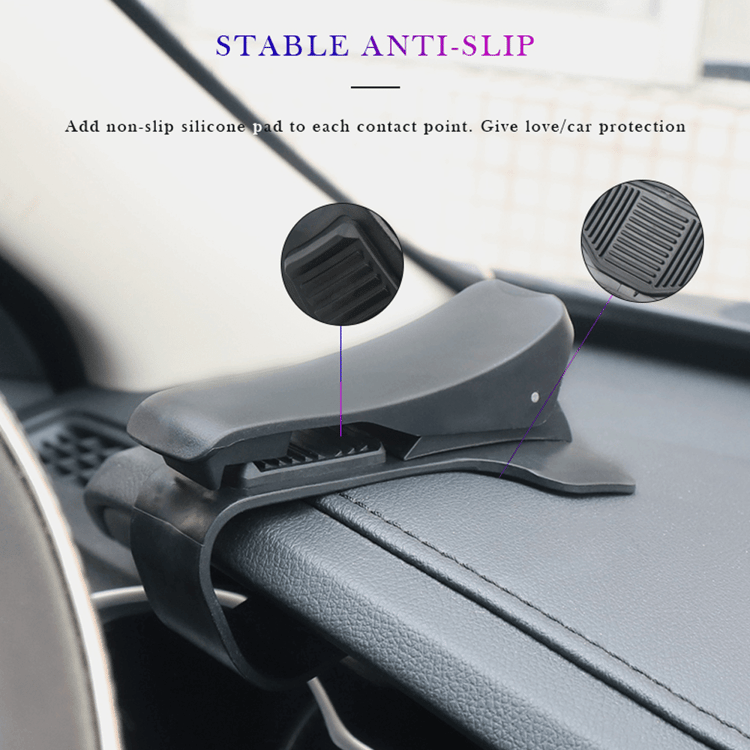 360° Clip-On Car Phone Holder – Universal Adjustable Mobile Mount