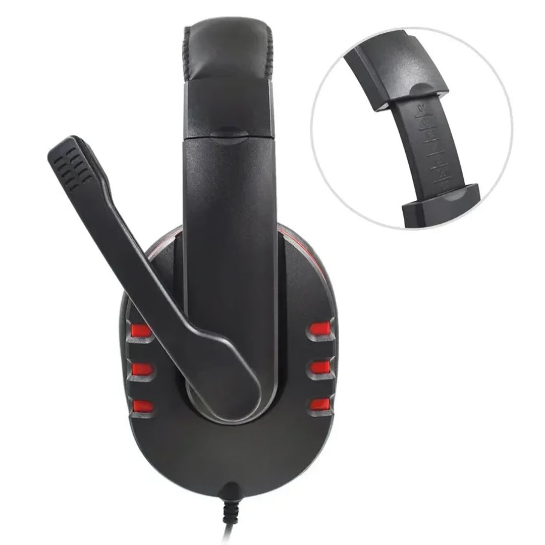 Wired Gaming Headset with Microphone for PC, Console & Mobile