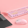 Wireless Gaming Keyboard and Mouse Combo with Adjustable DPI Mouse