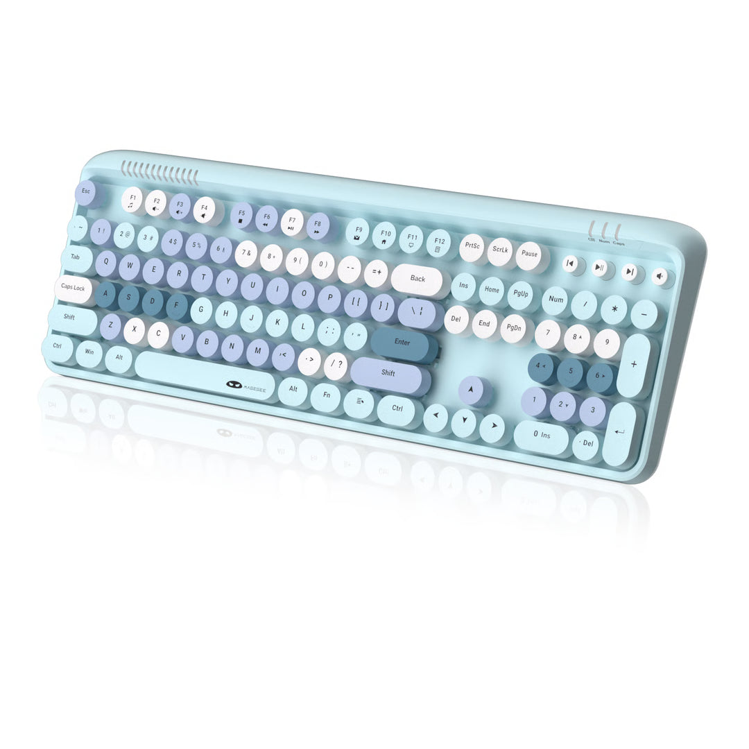 Wireless Gaming Keyboard and Mouse Combo with Adjustable DPI Mouse