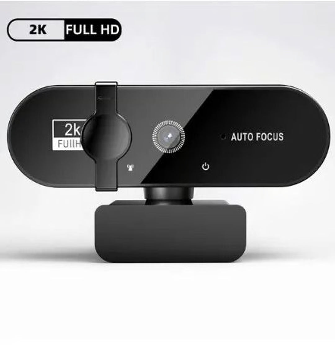 HD USB Webcam with Built-In Microphone
