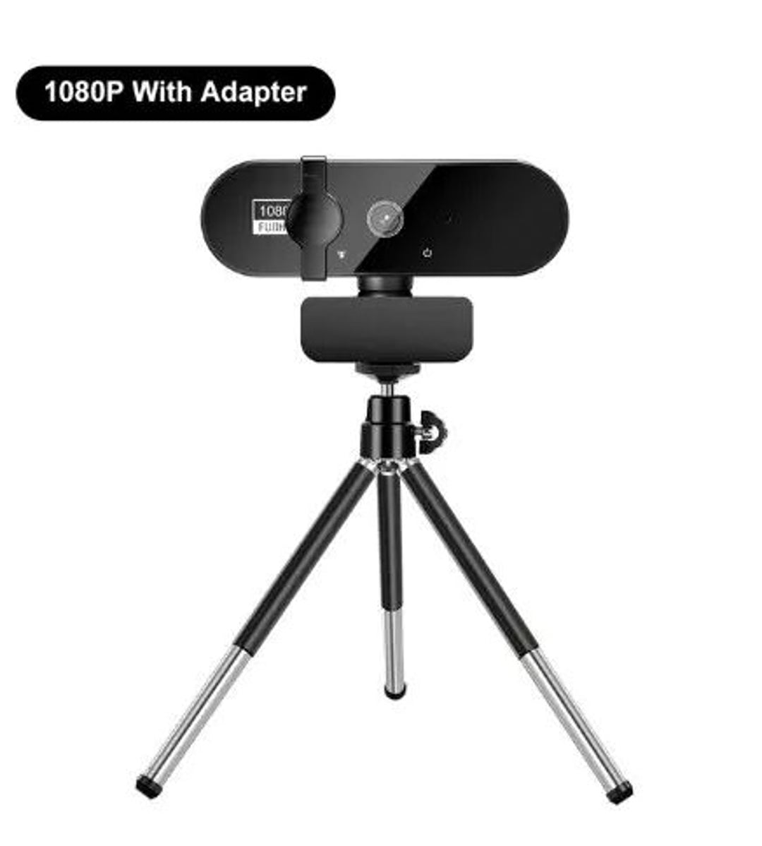 HD USB Webcam with Built-In Microphone