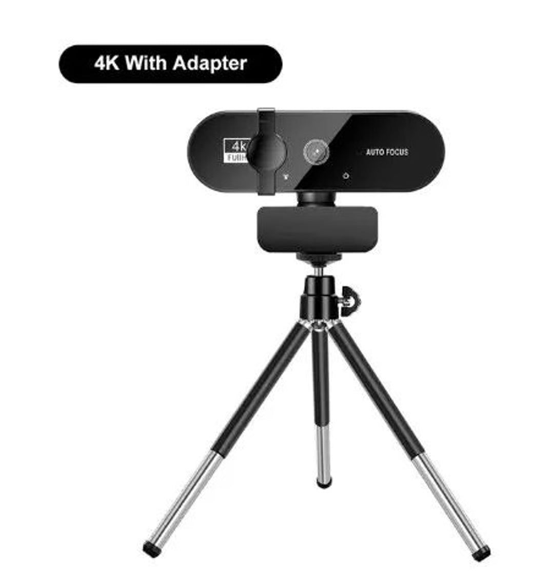 HD USB Webcam with Built-In Microphone